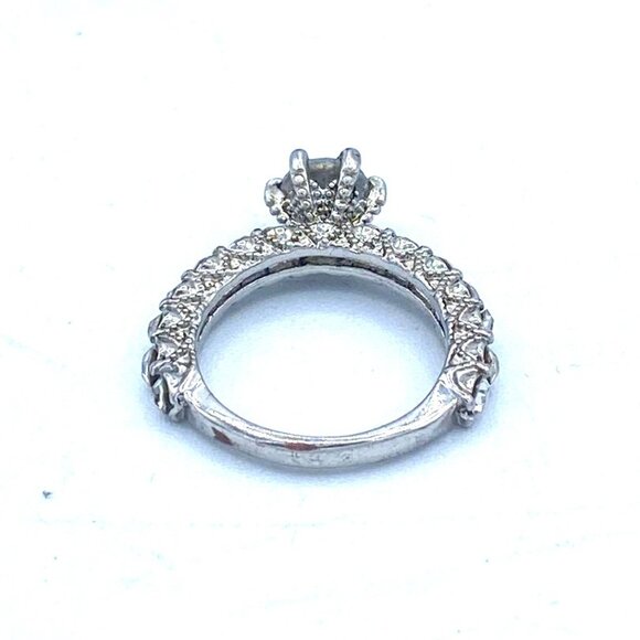 Lady's Ring Cubic Zirconia Engagement Ring - sz 7 - Picture 7 of 9
